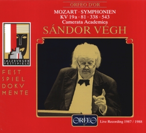 SANDOR VEGH- CAMERATA ACADEMIC - MOZARTSYMPH. KV VEGH