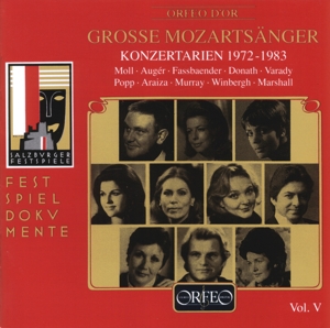 DIV. SOLISTEN- MOZARTEUM-ORCHE - MOZARTSANGER SALZBURG VOL V