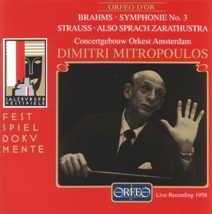CONCERTGEBOUW ORKEST AMSTERDAM - BRAHMS- STRAUSS; MITROPOULOS