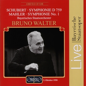 BAYERISCHES STAATSORCHESTER- B - MAHLER  1- SCHUBERT; WALTER