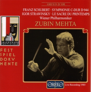 WIENER PHILHARMONIKER; ZUBIN M - SCHUBERT- STRAWINSKY; MEHTA
