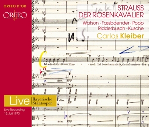 WATSON- RIDDERBUSCH- FASSBAEND - STRAUSS ROSENKAVALIER; KLEIBER