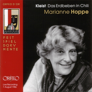 MARIANNE HOPPE - KLEIST ERDBEBEN IN CHILE;  HOPPE