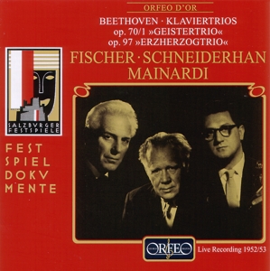EDWIN FISCHER- WOLFGANG SCHNEI - BEETHOVEN TRIOS; FISCHER- SCHNEI