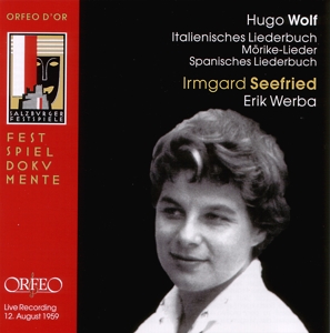 IRMGARD SEEFRIED- ERIK WERBA - WOLF LIEDER; IRMGARD SEEFRIED