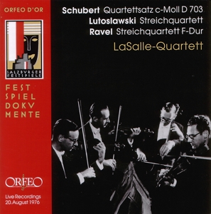 LASALLE QUARTETT - LASALLE QUARTETT SALZBURG 1976