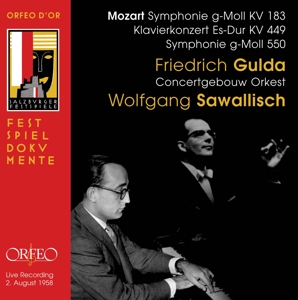FRIEDRICH GULDA- CONCERTGEBOUW - MOZART KLAVIERKONZ.; GULDA- SAWA
