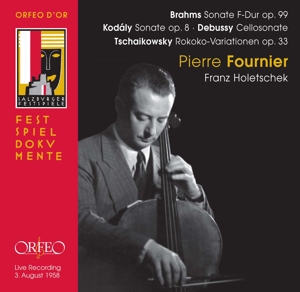 PIERRE FOURNIER- VIOLONCELLO - BRAHMS- KODALY- DEBUSSY FOURNIER