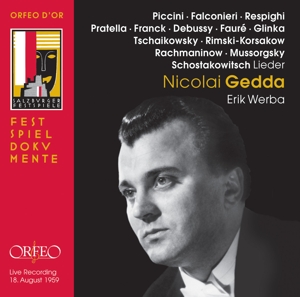 NICOLAI GEDDA- ERIK WERBA - NICOLAI GEDDA LIEDERABEND