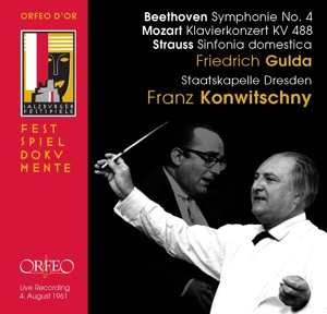 FRIEDRICH GULDA- STAATSKAPELLE - BEETHOVEN-MOZART-STRAUSS; KONWIT