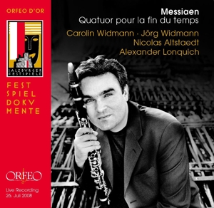 CAROLIN WIDMANN- JORG WIDMANN- - QUATUOR POUR LA FIN DU TEMPS