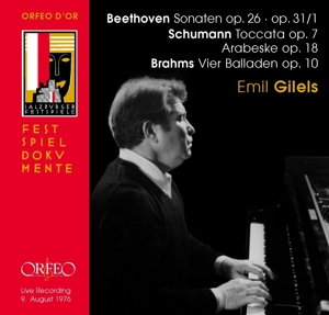 EMIL GILELS - BRAHMS- BEETHOVEN+; GILELS
