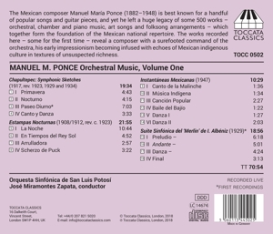 ORQUESTA SINFONICA DE SAN LUIS POTOSI / JOSE MIRAM - ORCHESTRAL MUSIC - VOLUME ONE
